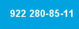 922 280-85-11 922 280-85-11